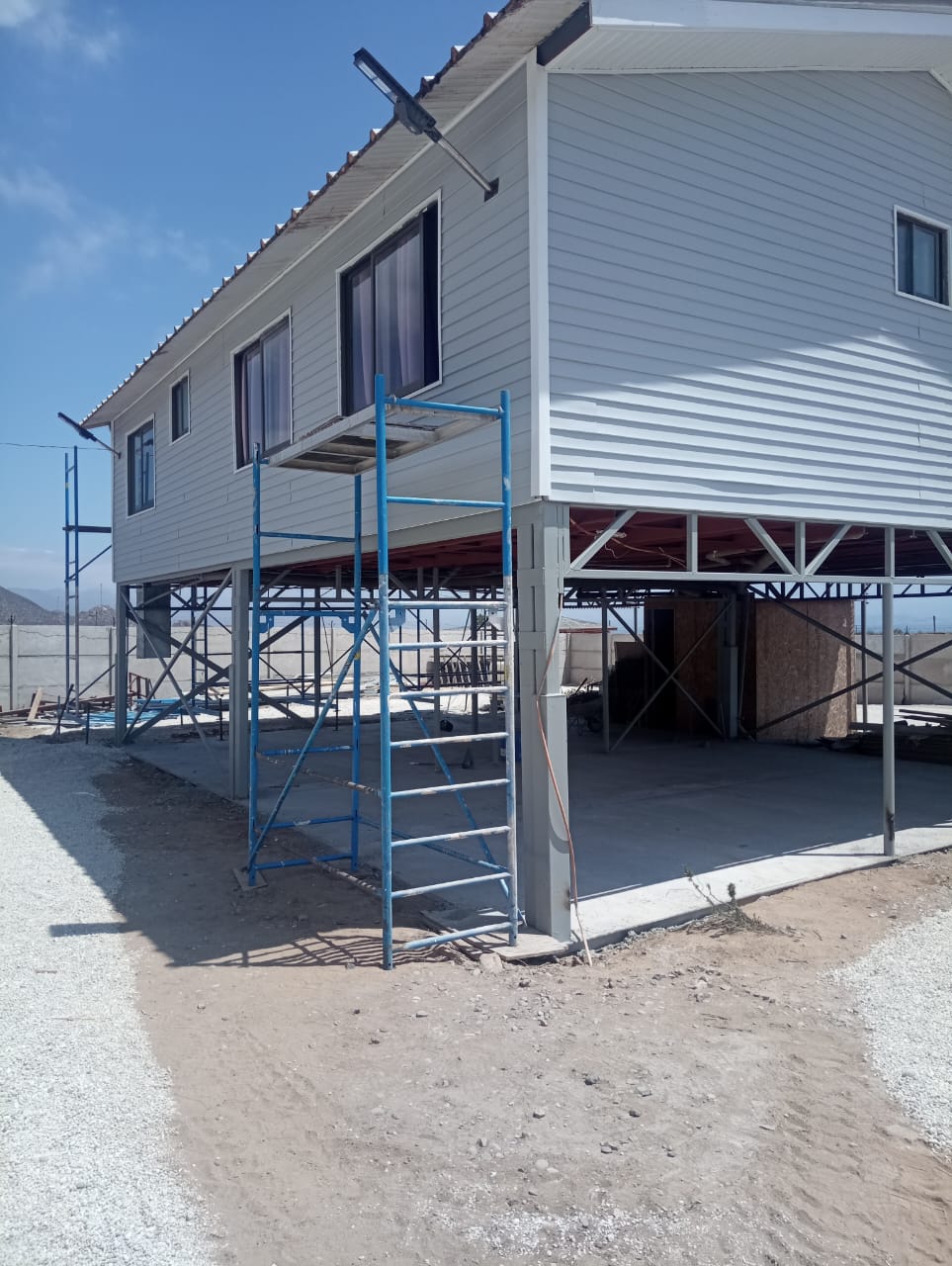 Casa metálica terminada