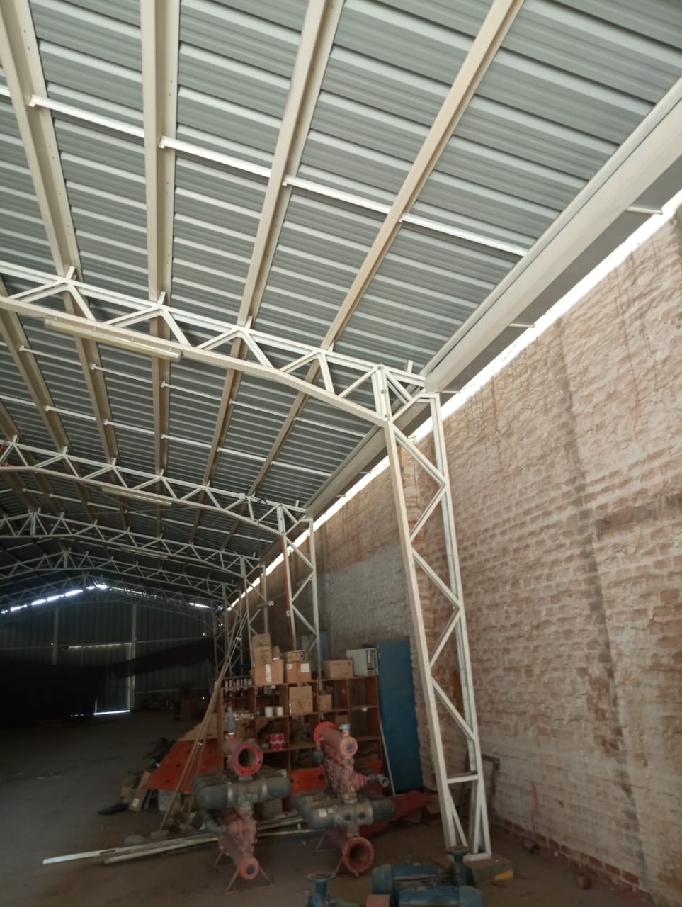 Galpón cubierta instalada