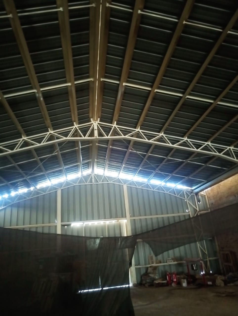 Galpón terminado exterior